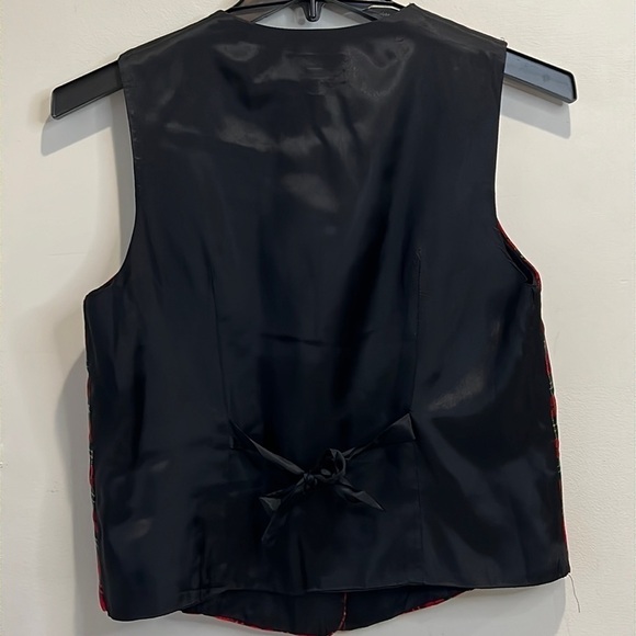 HERMAN Geist plaid vest size M - Picture 3 of 8
